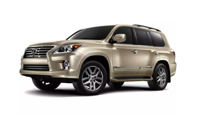 Стекло фары Lexus LX (2012-2015) Левое