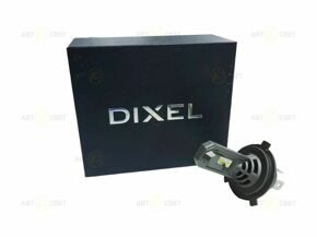 Автолампа светодиодная 12V H4 WN7 4000Lm 6000K (к-т) Dixel