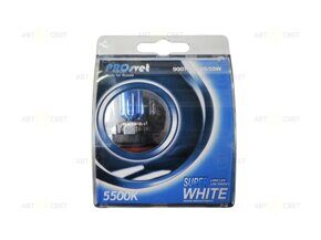 Автолампа 12V HB5 65/45W SuperWhite (к-т) ProSvet