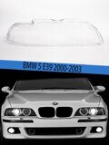 Стекло фары BMW 5 E39 (2000-2003) (No AFS) Левое