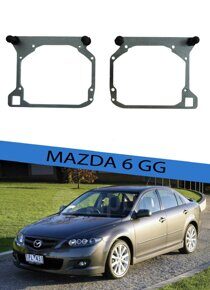 Переходная рамка Mazda 6 I (GG) 2002-2008 Hella 3R/5R/Bi-LED