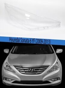 Стекло фары Hyundai Sonata 6 YF (2009-2013) Левое