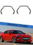 Переходные рамки Genesis Coupe l Рестайлинг (2012-2016) на Hella 3R/5R/LED