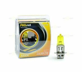 Автолампа 24V H3 70W YELLOW (к-т) PROSVET