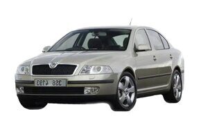 Стекло фары Skoda Octavia A5 (2004-2008) дорестайлинг Левое