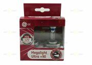 Автолампа 12V H4 60/55W+90% Megalight Ultra 50440SXU KIT (к-т) GE