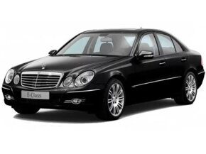 Стекло фары Mercedes E-Class W211 (2002-2009) Левое